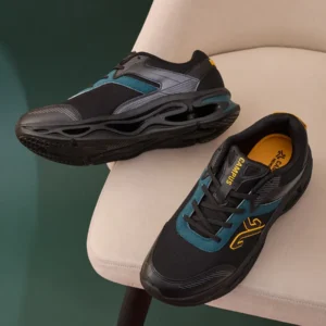 FEROX Black Men's Running Shoes