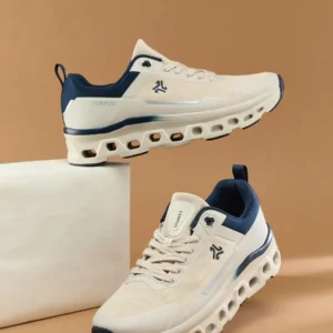TRASKO White Men's Running Shoes