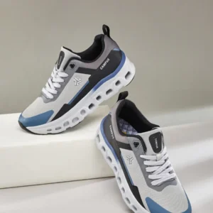 TRASKO Grey Men's Running Shoes