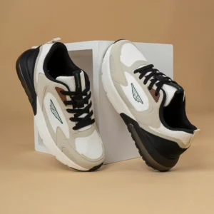 Athleisure Sports Shoes for Men in Grey and Black | Low-Cut Shoes.